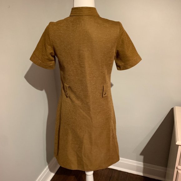 Vintage Y2K Zipper Mini Dress, Size 6 - Picture 5 of 9